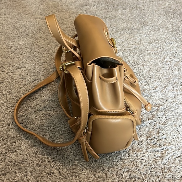 Faux Leather Mini Backpack - Picture 3 of 6